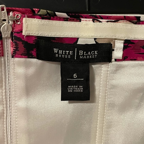 White House | Black Market floral bustier sz 6 - Picture 4 of 9